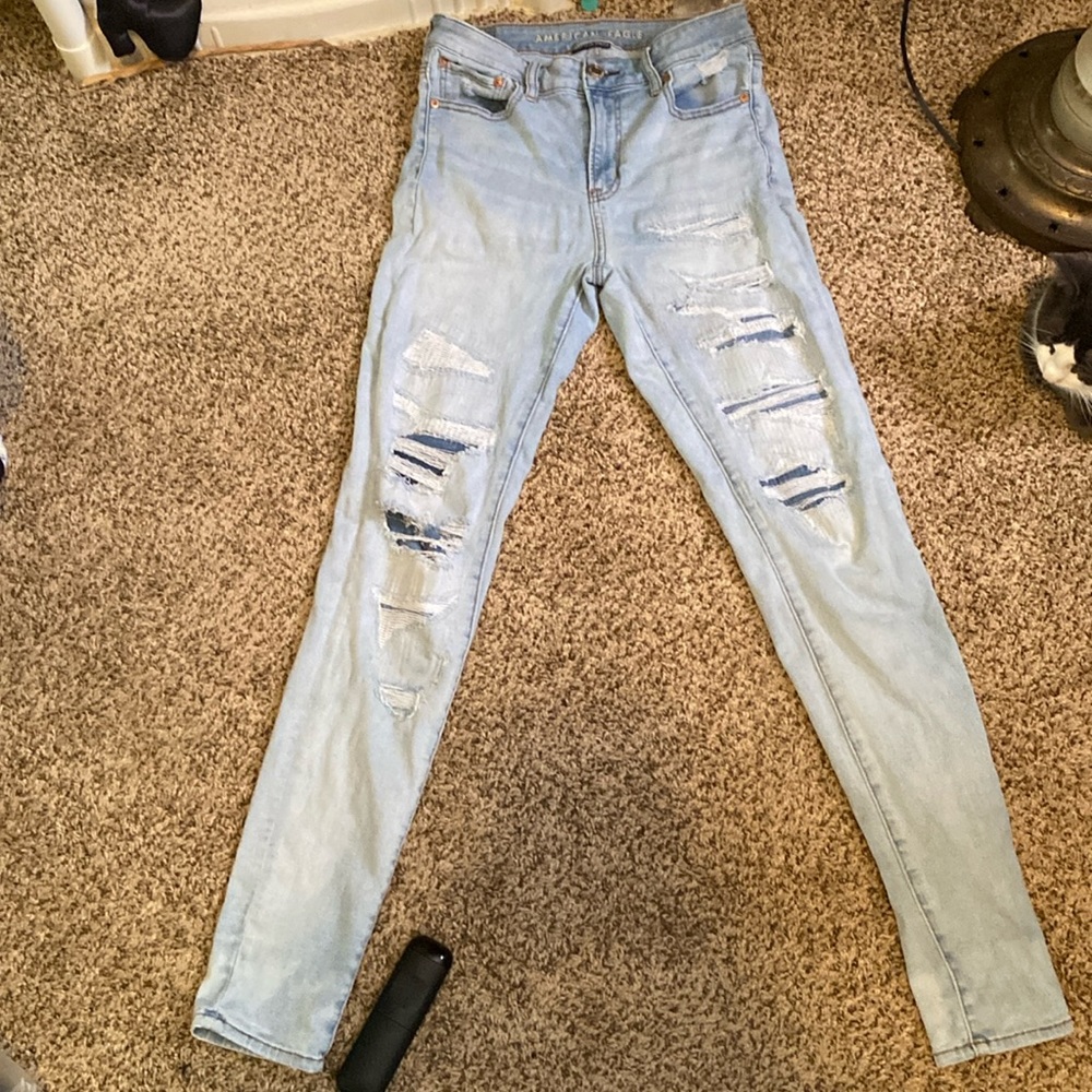 American light wash jeans